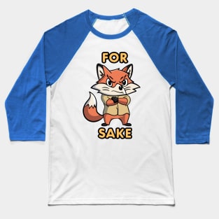 Animal Lover's 'For Sake' Tee | Sassy Play on Words | Humorous Statement Design | Unique Graphic Shirt | Perfect Gift Baseball T-Shirt